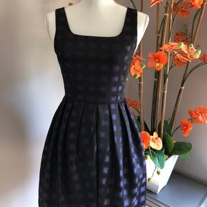 Purple and Black Dress